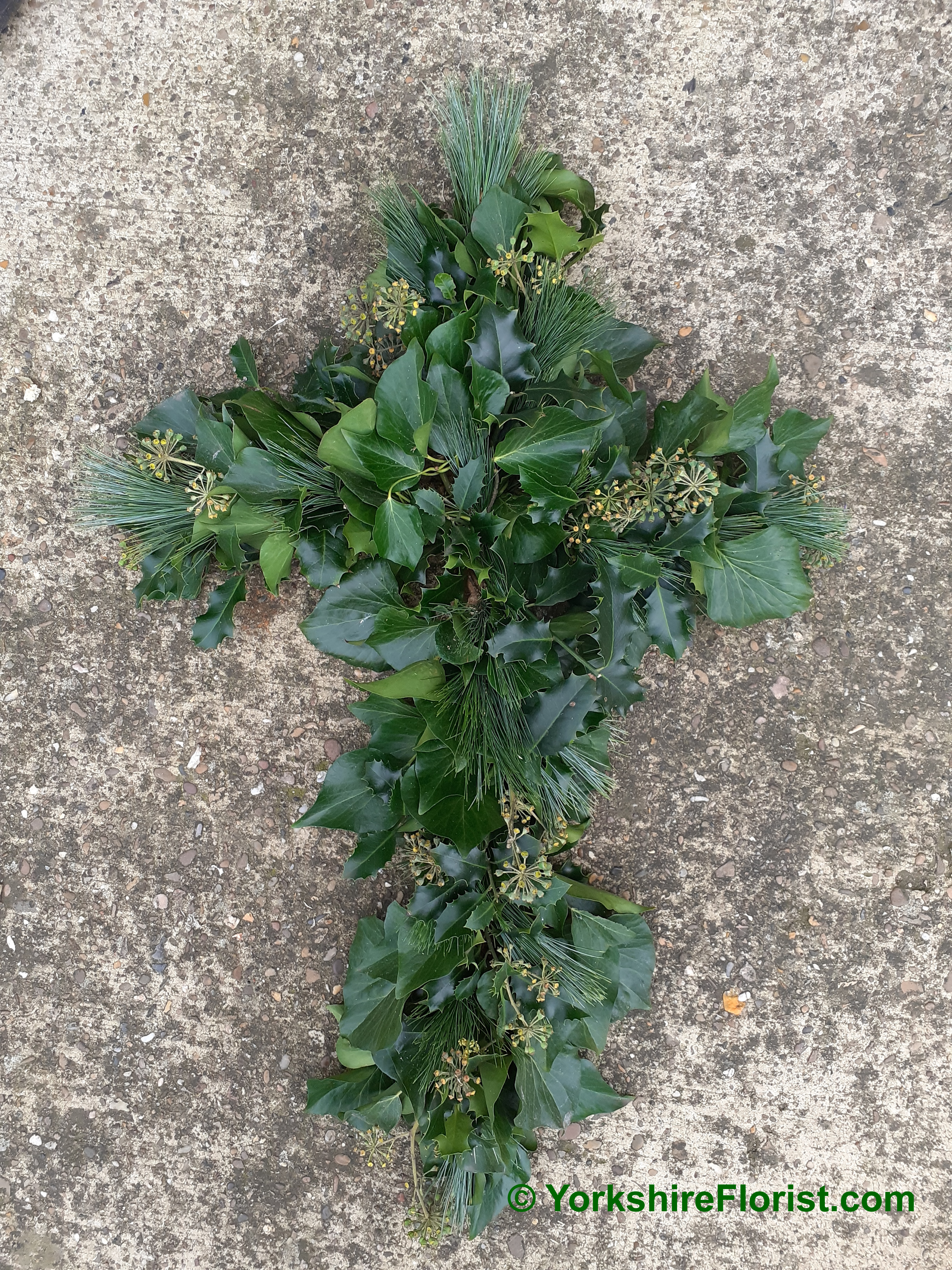 real holly mix foliage cross