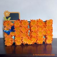 Silk MUM covered in Mums orange